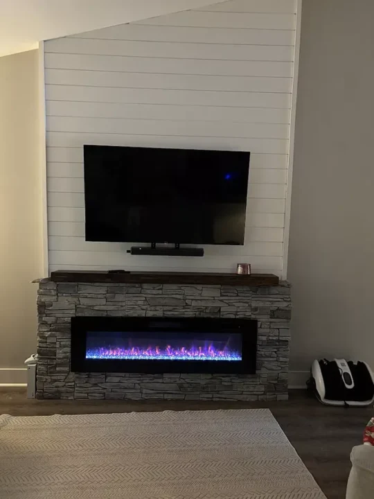 Deb’s Arctic Smoke Fireplace