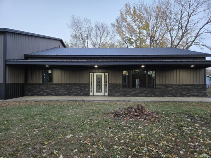 Kevin’s Stone Wainscoting Exterior