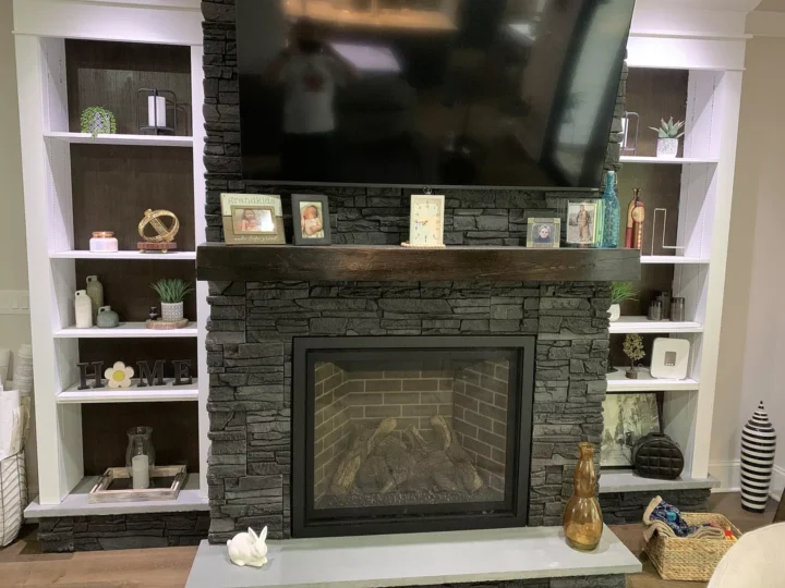 Patrick’s Black Rock Fireplace