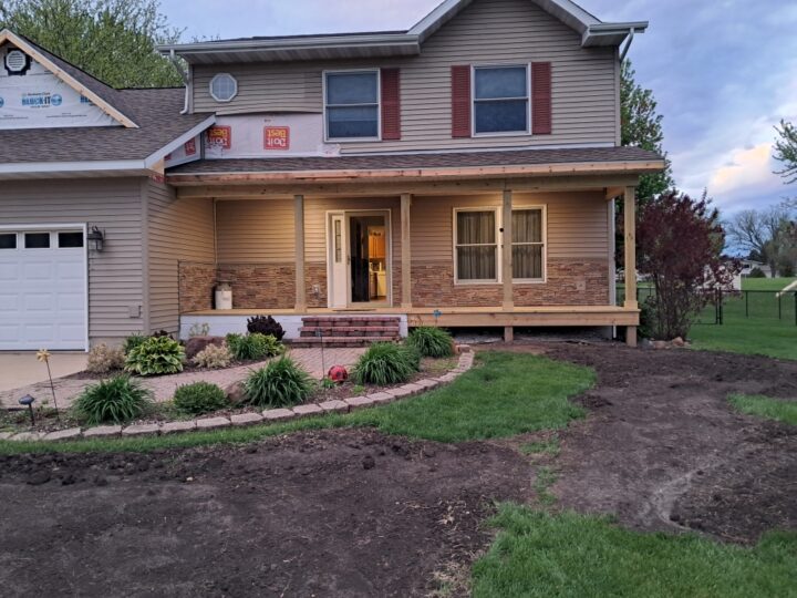 Ron’s Light Brown Wainscoting