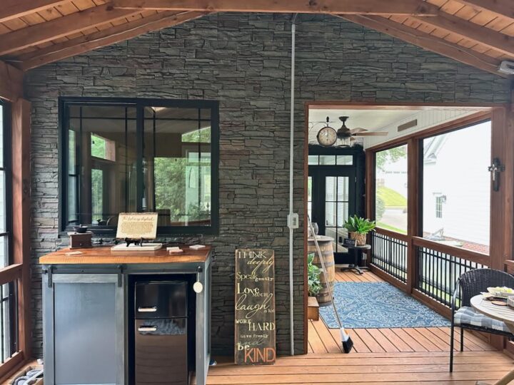 Steve’s DIY Stone Accent Wall