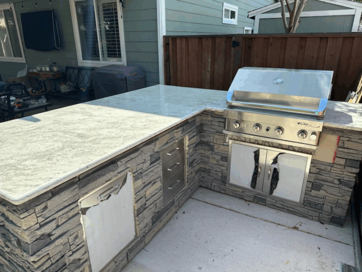 Tom’s Outdoor Kitchen Island