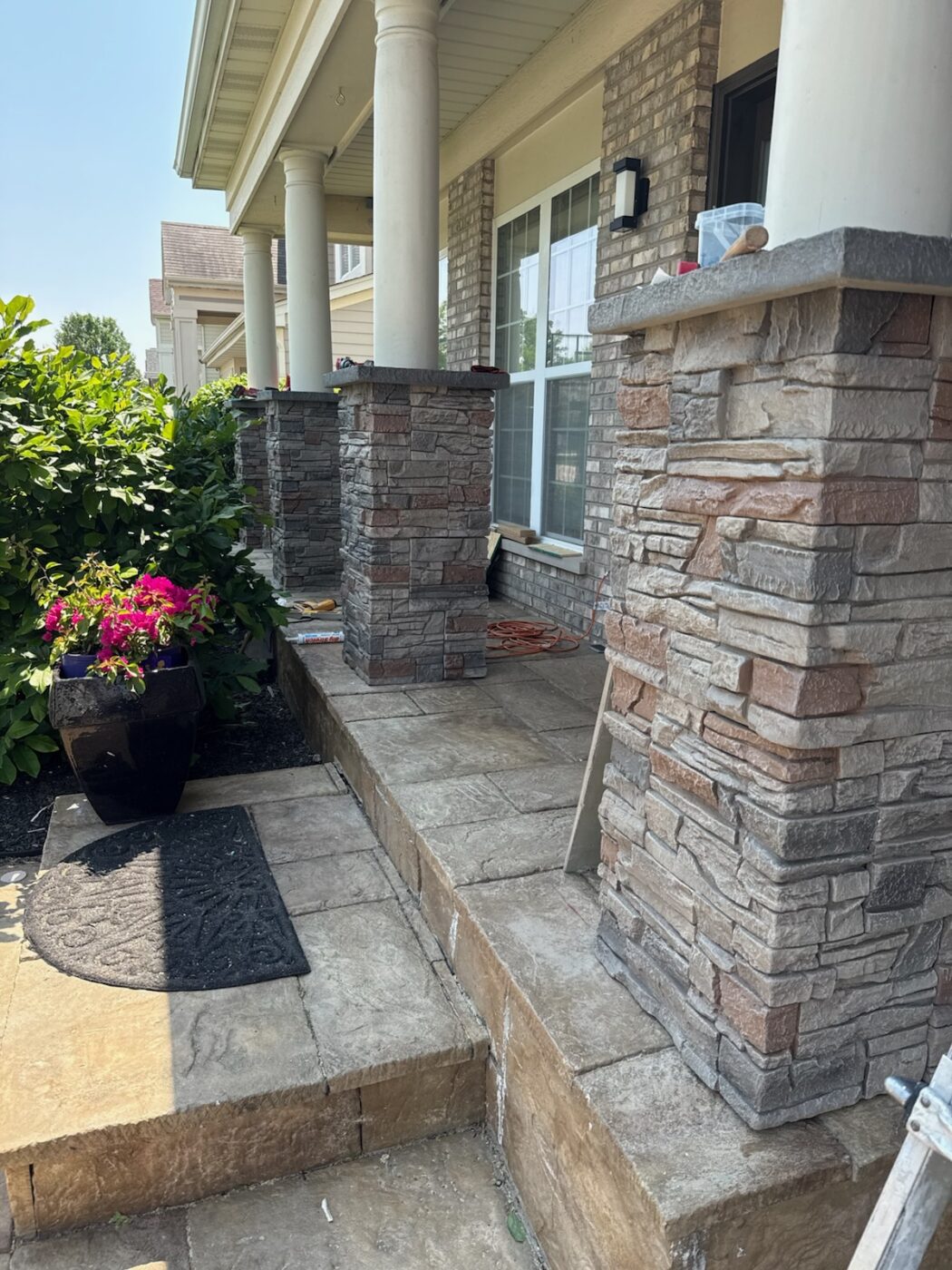 Kevin's Faux Stone DIY Front Door - GenStone