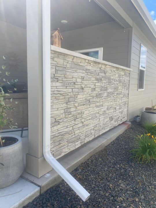 Doug’s Arctic Smoke Stone Accent Wall