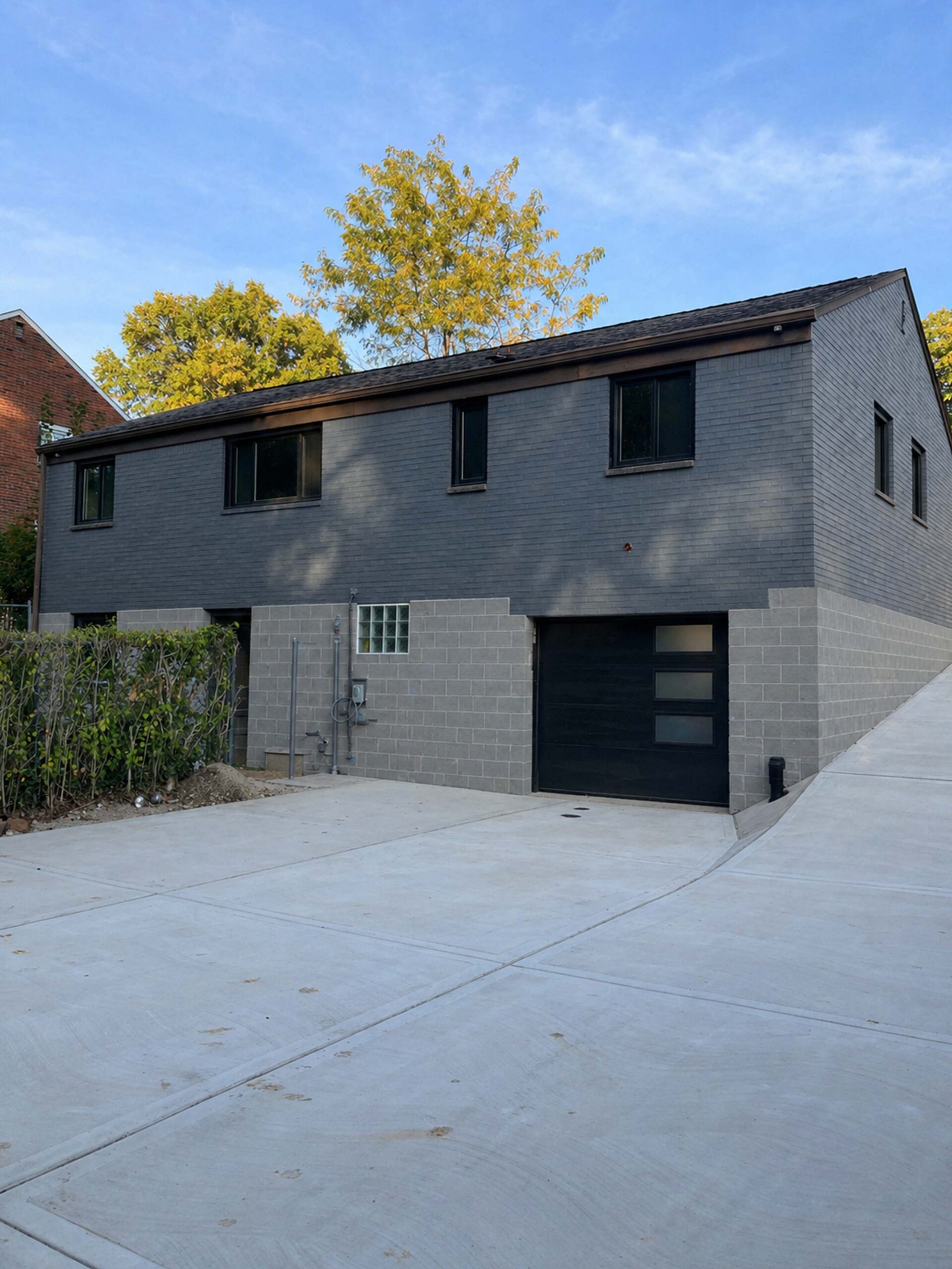 Cover Foundation Wall Exterior Before