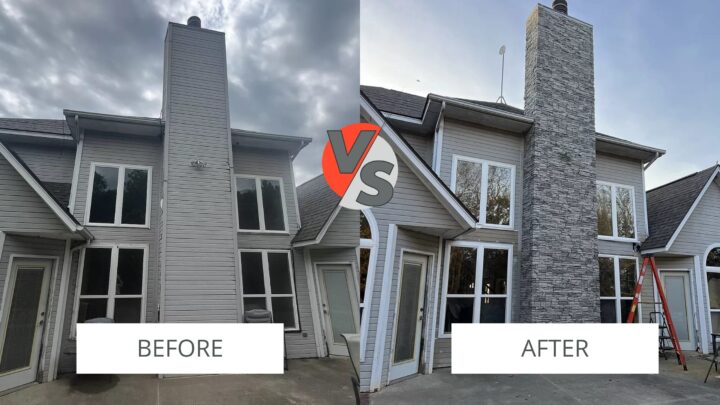 Turn an Outdated Chimney Into a Standout Feature