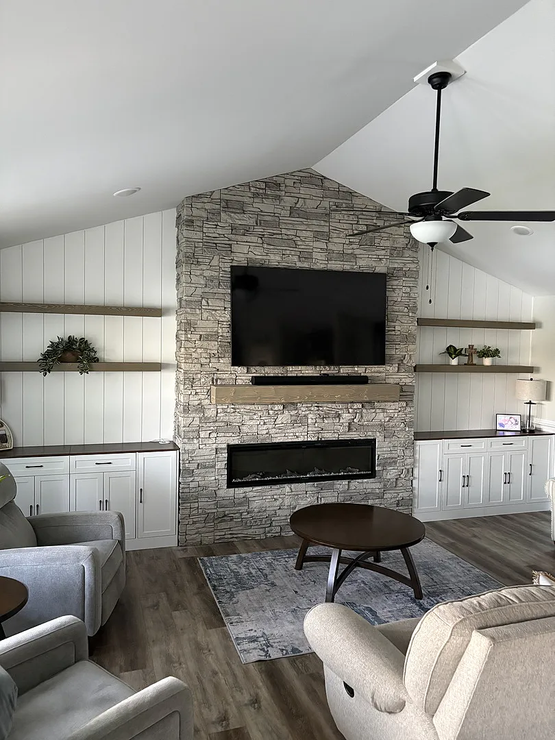 July Project of the Month - Arctic Smoke Fireplace