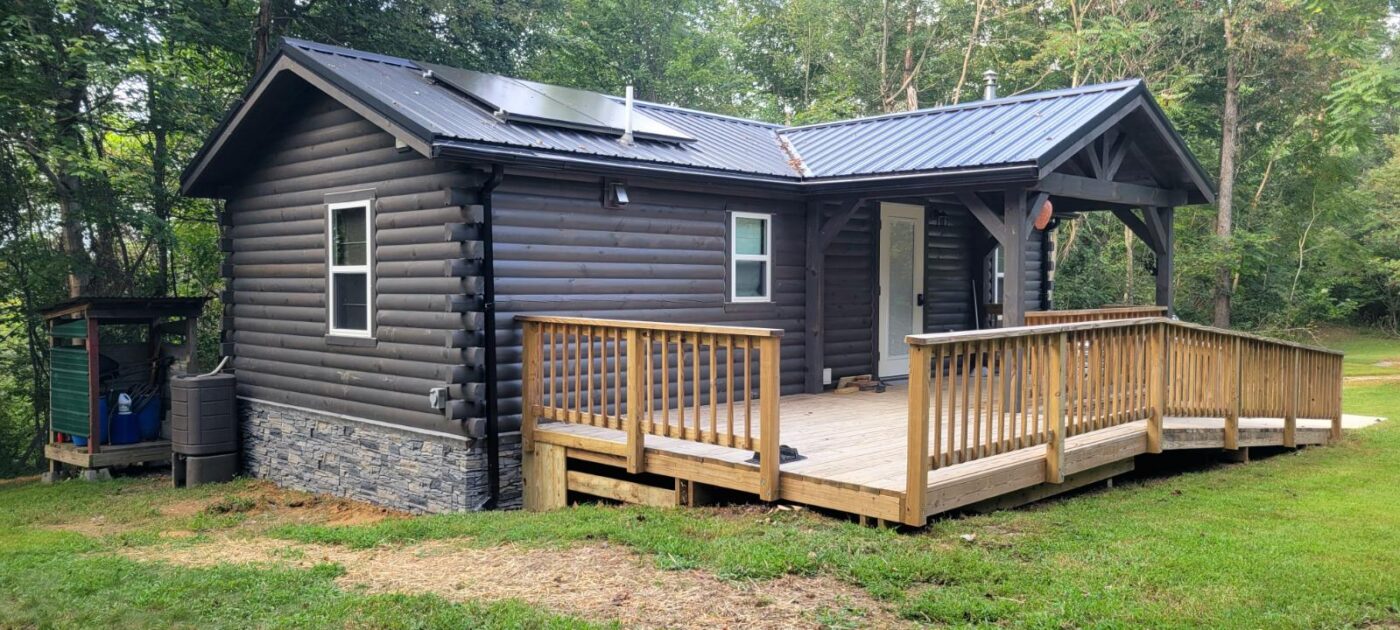 Northern Slate cabin deck