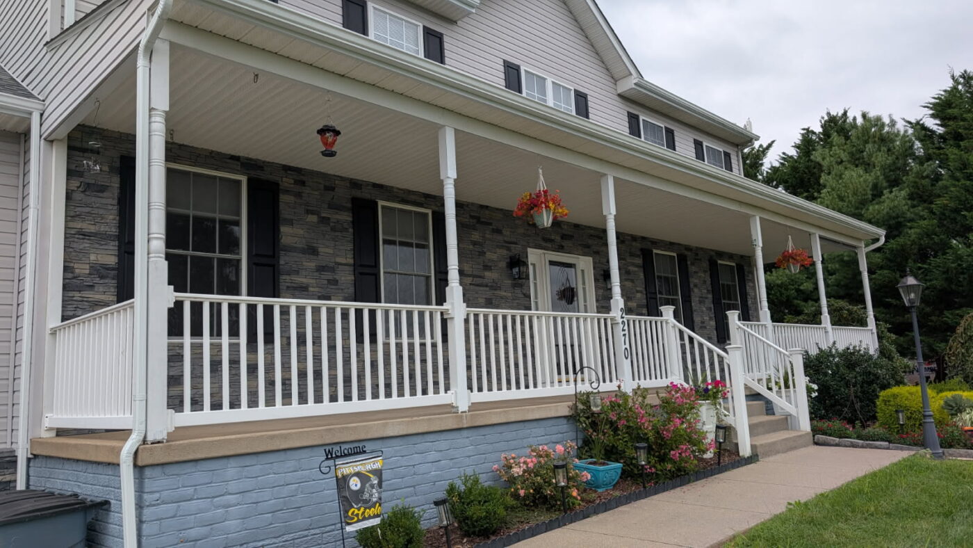 Northern Slate front porch