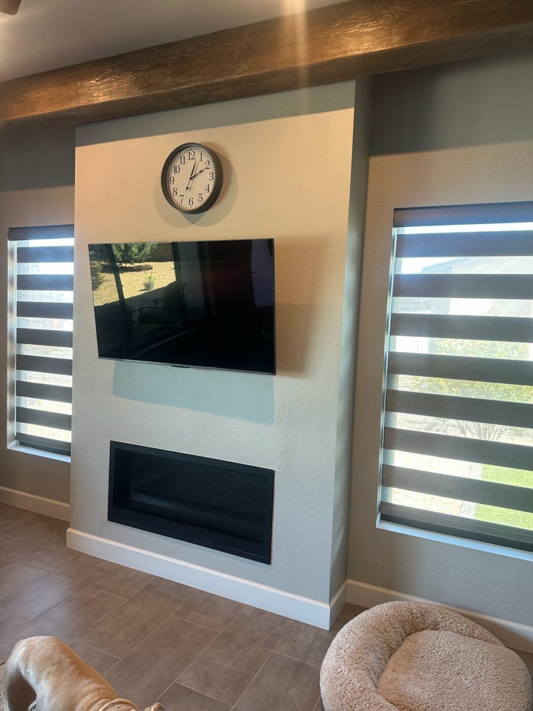 Vanilla Bean fireplace