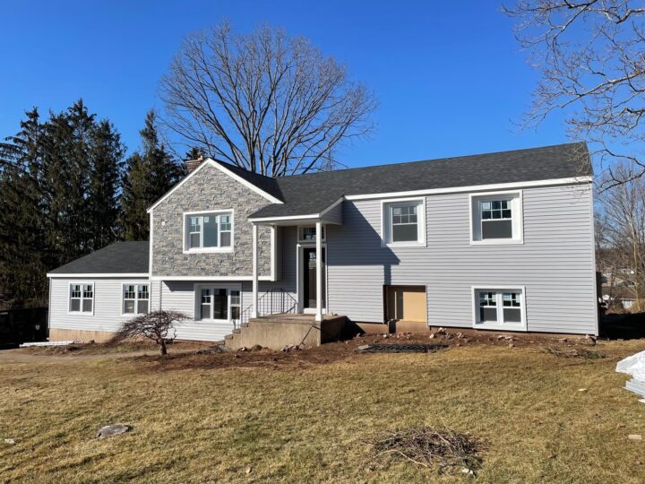 Greg’s Second Story Faux Stone Accent Wall